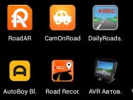 Компьютерная программа Приложение для Android RoadAr Умный видеорегистратор