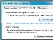 Rusça dili Windows 7'ye Rusça dili yükleyin